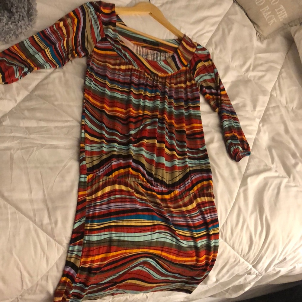 Multi striped BCBG dress